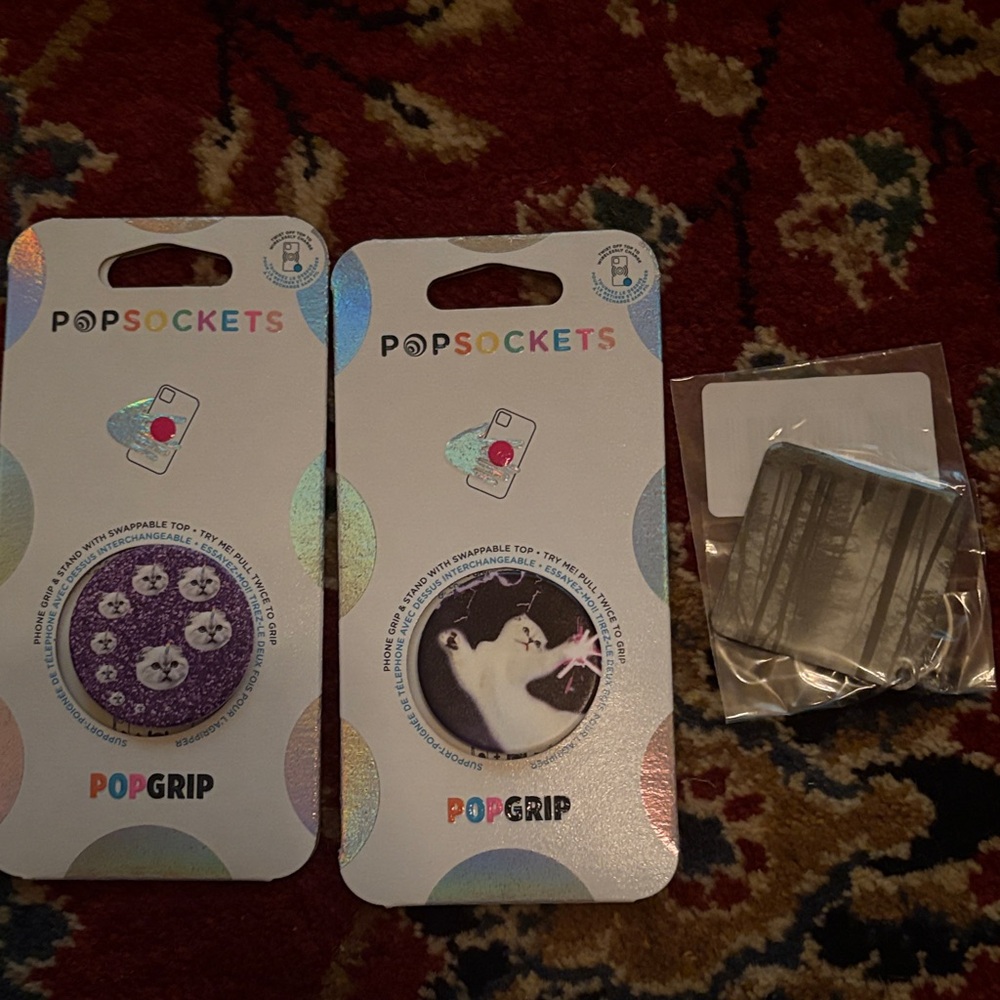 Taylor swift PopSocket Purple Cat PopGrip and key chain